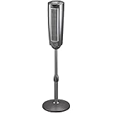 Lasko 2535 52″ Space-Saving Pedestal Tower Fan with Remote Control - Features Built-in Timer and Wide Spread Oscillation