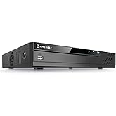 Amcrest (16CH 720p/1080p/3MP/4MP/5MP/6MP/8MP/4K) Network Video Recorder, 16CH (8-Port PoE) NVR - Supports up to 16 x 4K IP Cameras, HDD Not Included (Supports up to 6TB) NV4116E-HS (Renewed)