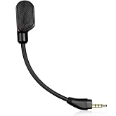 MICMXMO Microphone Replacement for HyperX Cloud III Wired/Wireless Gaming Headphone, Noise Cancellation Crystal Clear Voice Backup Upgraded Mic,3.5mm Detachable Boom Microphone