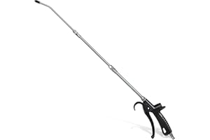 KEENTECH High-Volume Powerful Air Blow Gun, 22–46 Inch Extensible Air Nozzle Blow Gun, Extended Air Blower Gun for Dust Remov