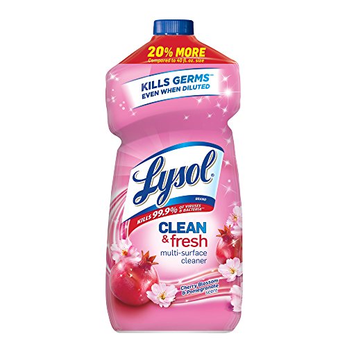 Lysol Clean & Fresh MultiSurface Cleaner, Blossom, Cherry 48 Fl Oz