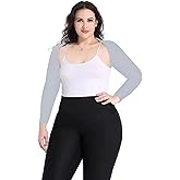 VELISDE Plus Size Advanced Cooling Shawl Arm Sleeves Sun Protection Women Breathable Anti-UV Golf Outdoor Sports Cooler Shrug