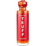 TRUFF Hotter Black Truffle Hot Sauce, Gourmet Hot Sauce with Jalapeño, Red Chili Peppers with More Heat, Black Truffle Oil, O