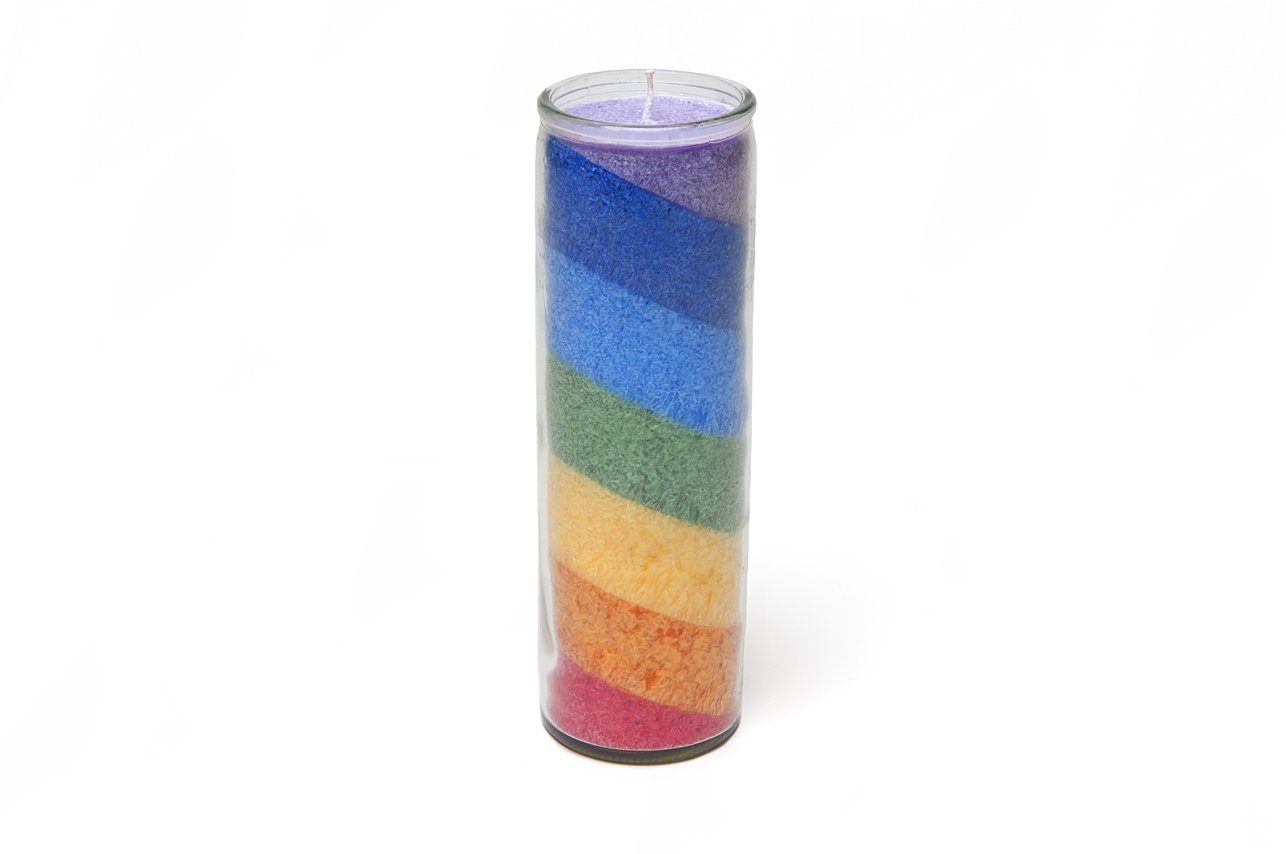 FindSomethingDifferent Rainbow Candle Stearin without Fragrance