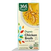 365 by Whole Foods Market Organic Low Sodium Chicken Broth, 32 FZ