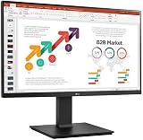 LG 24BP45SP-B 23.8" 1920x1080 IPS Monitor HDMI DP Pivot Speaker 5ms Black view 4