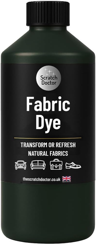 The Scratch Doctor Dark Green Fabric Dye | Permanent Water Based Dye