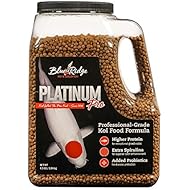 Blue Ridge Fish Food Pellets [4.5lb] Koi and Goldfish Platinum Professional Formula, Floating Large Pellet, Balanced Diet