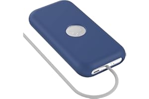 QUVFHE Compatible with Apple Vision Pro Battery Case,Silicone Apple VR Vision Pro Battery Protective Case Cover,Anti-Scratch,Fall-Proof and Soft Case for Apple Vision Pro Battery Accessories(Navy Blue)