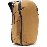 Peak Design Travel Backpack 30L, Coyote, Expandable 27-33L Design, Rear and Top Access, Weatherproof Shell, Laptop Sleeve, Ideal for Travel or Everyday Carry, Versatile Backpack for Men and Women