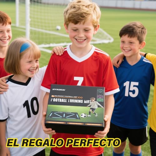 Training Mat Football Kit 60 x 90 cm with Training Videos and Non-Slip Socks Football Mat Professional Training – Children Mat Treino Futebol