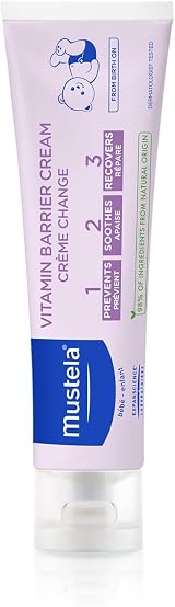 Mustela Vitamin Barrier Cream 50ml Baby Diaper Care Avocado Perseose Zinc view 4