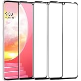 DUNSIHUI 3 Pack Screen Protector for L-G G9/VELVET 5G,Anti-Scratch 9H Hardness Full Coverage For L-G G9/VELVET 5G Black Edges Silk Print Tempered glass Protector Film.