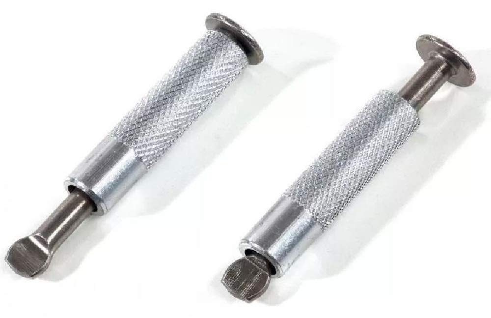 INTERNATIONAL COVER POOL Retractable Anchor Screws ø10 for Swimming Pool Tarpaulin (10, ø10)