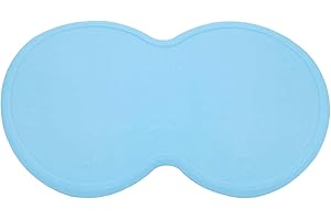 POSAPET Pet Feeding Mat Silicone Anti-Slip Dog Cat Bowl Placemat Waterproof Cat Mat for Food Water 18.7″x10.63″