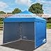 ABCCANOPY Side Wall 8x8, Blue (4 Walls Only, NOT Including Frame and Top)