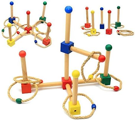 ZACY Baby Toy Montessori Throwing Circle Increase Hand and Eye Coordination Early Childhood Educational Preschool Training Learning