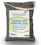 Natural Air Purifying Bag - Bamboo Charcoal Naturally Removes Odors and Moisture, Freshening the Air! Chemical Free and Scent Free! 200g
