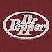 Tee Luv Dr Pepper T-Shirt - Dr. Pepper Oval Logo Crimson Shirt (Large)