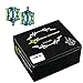 RockBros Mountain Bike Pedals Cycling Sealed Bearing Pedals (Black Green)
