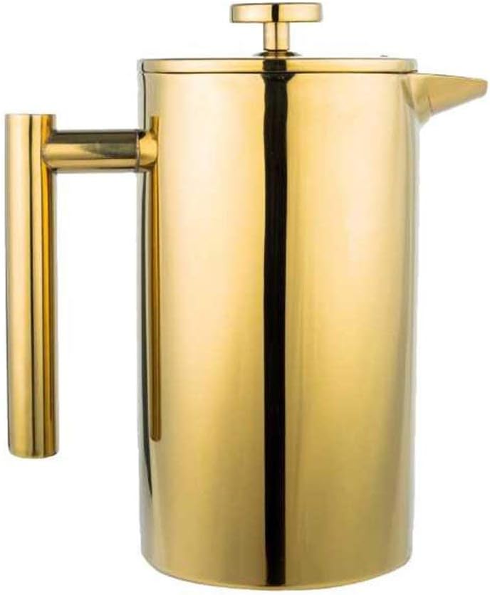 Miuly Stainless Steel Cafetiere (Gold)