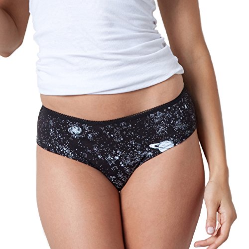 Glow in the Dark Solar System Make It Good Women's Bikini Underwear (Large) Clothing, Shoes & Jewelry, Women, Clothing, Lingerie, Sleep & Lounge, Lingerie, Panties, Bikinis