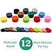 RoyAroma 17mm (2/3 inch) Replacement Felt Pads(48 pieces) with 12 colors