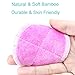 Pawlegend Reusable-Cotton-Rounds-Makeup-Remover,Cotton Pads Reusable,Pack of 16,Facial Cleansing Rounds,Toner Pads,Reusable Makeup Wipes with Laundry Bag (Bamboo Velour, White&Hot Pink)