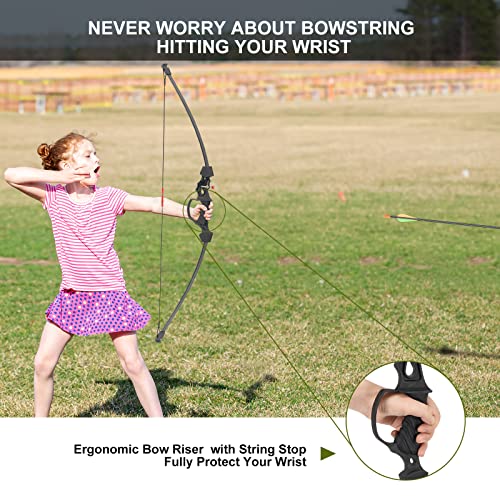 Aimdor Archery Kids Bow and Arrow Set Youth Bow and Arrow Birthday Gift