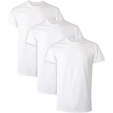 Hanes Mens Undershirt Packs, Stay-Tucked Soft Cotton Undershirts, Best Undershirts for Men, White/Black/Asstd Multipacks
