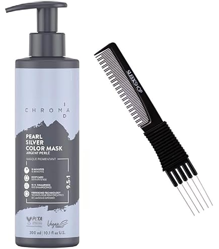 Amazon.com : Sleekshop Comb + CHROMA.ID (9-12 Platinum Grey