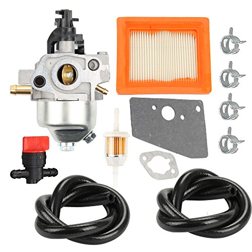 Buckbock 14 853 36-S Carburetor Air Filter for Kohler XT650 XT675 XT6.5 XT6.75 Engine Toro Lawn Mower with Gaskets Fuel Line Valve