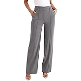 NIMIN High Waisted Work Pants for Women Wide Leg Dressy Pants Business Casual Trousers 2026 Summer Slacks with Pockets