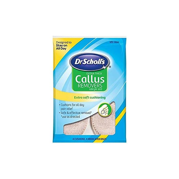 Dr. Scholl's Extra Thick Callus Removers 4 Cushions ea. (Packs of 5)