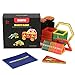 Quadpro Magnetic Building-Blocks 48 Pieces+2 Pieces car wheels, A total of 50 PCS,DIY magnets Tiles building blocks Educational toys Kit for Kids