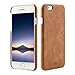 NAISU Vintage Leather iPhone 6/6s Case,iPhone 6/6s Back Cover,Genuine Leather Corrected Grain Leather Phone Case for iPhone 6/6s-Brown