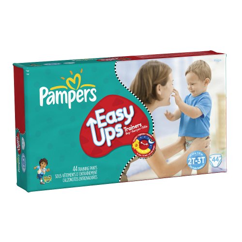 Pampers diaper Easy ups pull on diego size 4 Pampers Easy ups contains these Mild ingredients which are Gentle to the Skin: (037000067597)