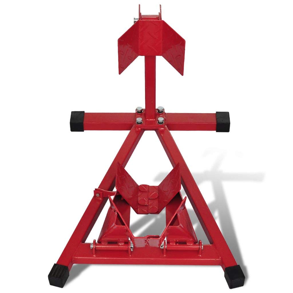 vidaXL Stand Moto pour Roue B/équille dAtelier pour Moto /Él/évateur Levage