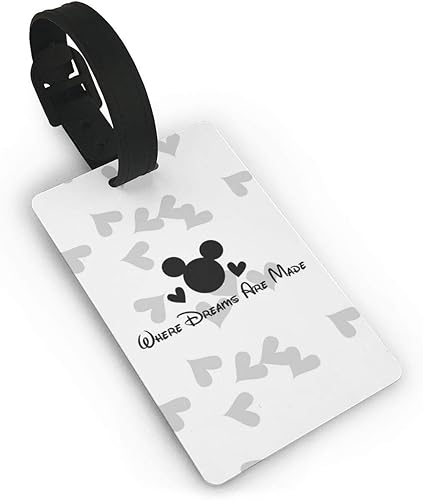 Amazon Co Jp ミッキーミニー 荷物タグ 紛失防止 スーツケースタグ ネームタグ 出張 旅行 かわいい おしゃれ Pvc シューズ バッグ