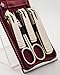 World No. 1. Three Seven (777) Travel Manicure Grooming Kit Nail Clipper Set (9 PCs, TS-970RG), MADE IN KOREA, SINCE 1975.