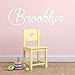 Fancy Cursive Single Personalized Custom Name Vinyl Wall Art Decal Sticker 36