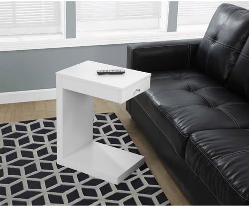 Hawthorne Ave White Accent Table