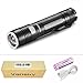 Vansky Mini Flashlight USB Rechargeable Flashlight, 900 Lumen CREE XPE2 R5 LED Pocket flashlight Clip Mini Penlight, 1x Rechargeable Li-ion 18650 Battery included