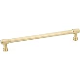 Emtek Jasper Pull, 8" Center-to-Center, Satin Brass