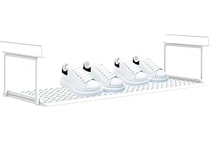 Under Shelf Basket - Retractable Shoe Shelf, Adjustable Under Cabinet Shelf,Adjustable Under Cabinet Shelf for Shoe Shelf, Pa