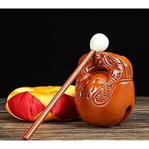 ピンポンパン木製オルゴール Amazon.com: temple block, wooden clapper, wooden fish-a