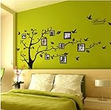 SOURBAN Memory Family Tree Photo Picture Frame Wall Decals Wall Stickers Decorations