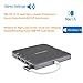 CableCreation USB Type C (Compatible Thunderbolt 3) to USB 3.0/HDMI 4K/VGA/Mini Display/Ethernet/Stereo/SD Card/Micro SD Card/USB-C Female Charging Port Multiports Adapter Hub, Space Grey
