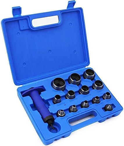 Bestee 13 IN 1 HOLLOW PUNCH SET HEAVY DUTY GASKETS LEATHER RUBBER HOLE CASE NEW LARGE,NEW