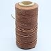 284yrd brown Leather Sewing Waxed Thread 150D 1mm Leather Hand Stitching 125g